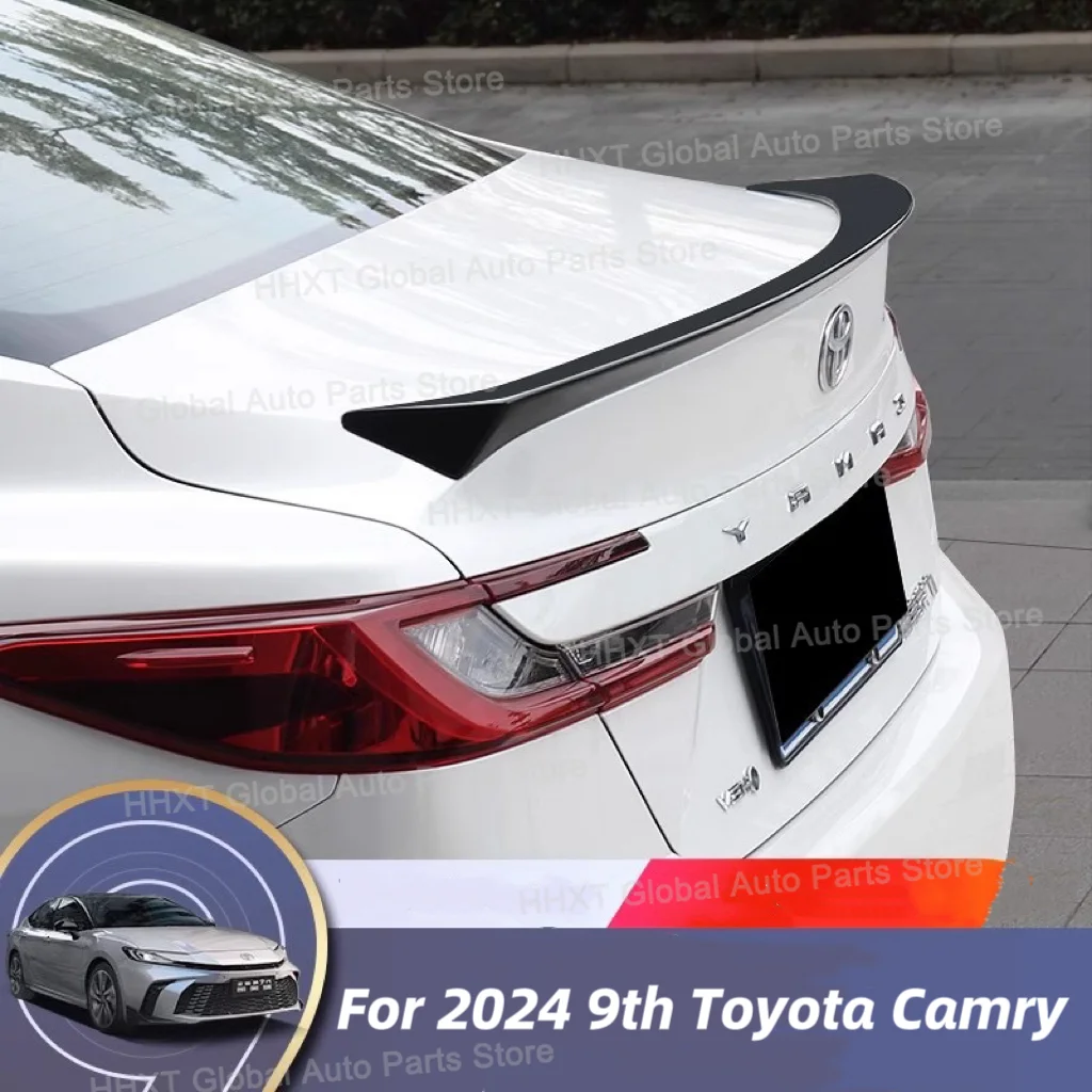 For 2024 9th Generation Toyota Camry Rear Cover Spoiler Tail Top Wing High Quality ABS Material Car Parts Rear Roof Spoiler