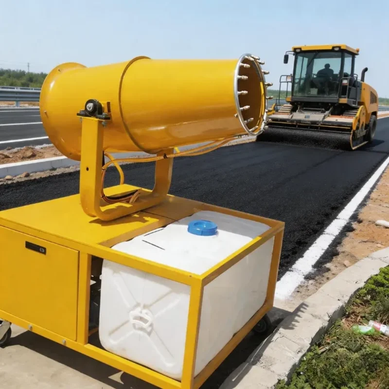 Dust Suppression Sprayer 48m Spray Radius Wireless Remote for Coal Processing Yard Fog Cannon Machine Water Mist Device