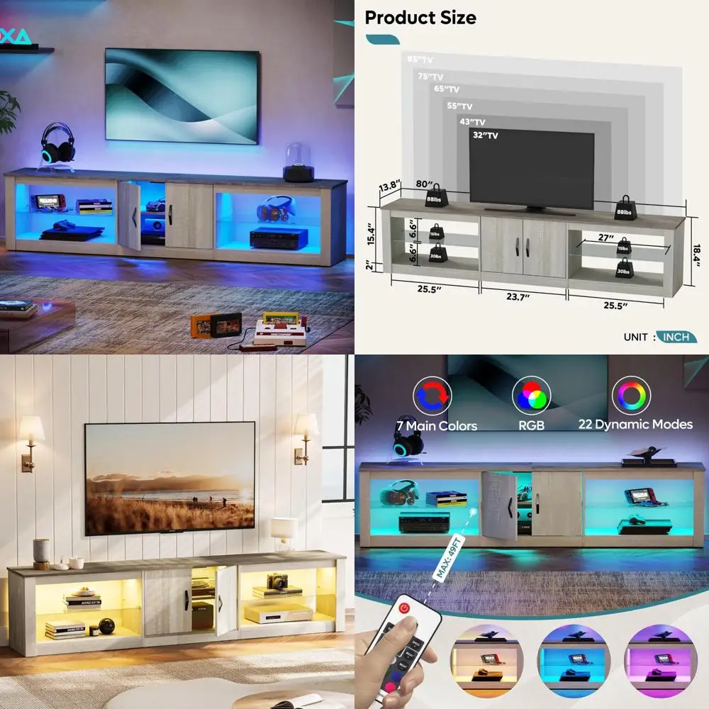 80 Inch Tv Stand Fo… - image