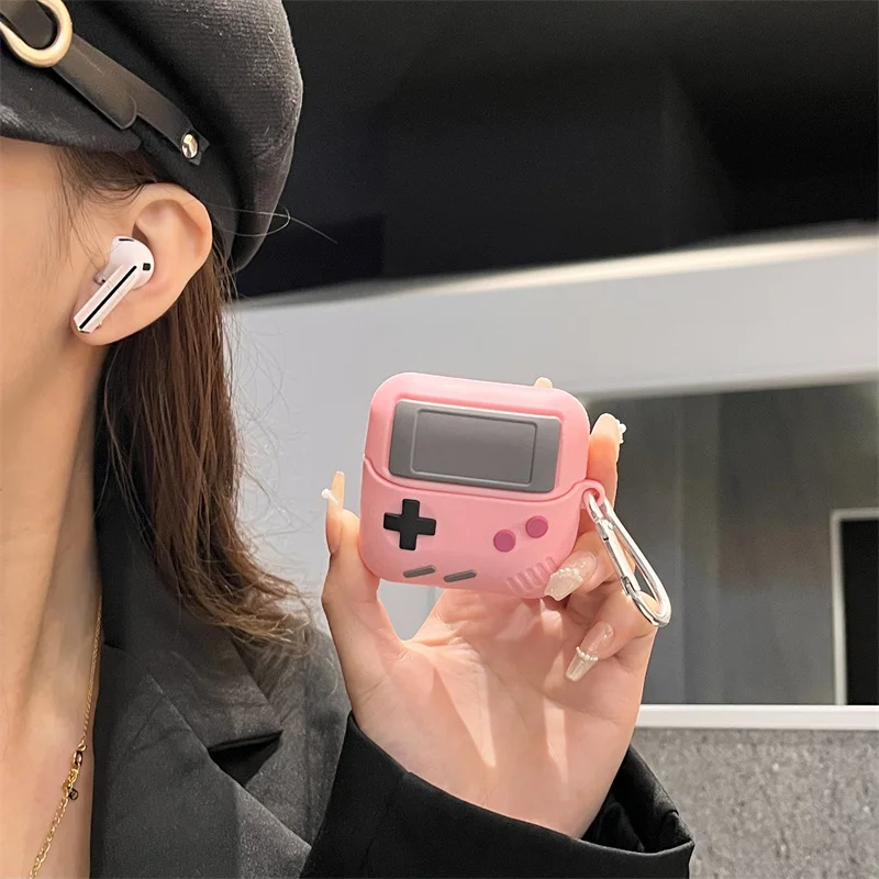 Silicone Cartoon Earphone Cases Classic Game Style for Samsung Galaxy Buds 3 Pro Decor Protective Cover Funda Bag Box