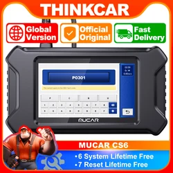 MUCAR CS6 Professional Obd2 Scanner Oil EPB SAS TBA TPMS ABS Reset 6 System Scan Free Car Code Reader Auto Diagnostic Tools