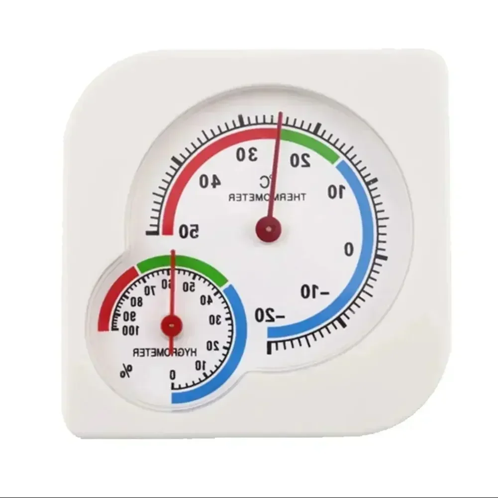 

2 In 1 Outdoor Analogue Temperature And Humidity Gauge With Clear Celsius And Percentage Display For Home Garden Monitoring