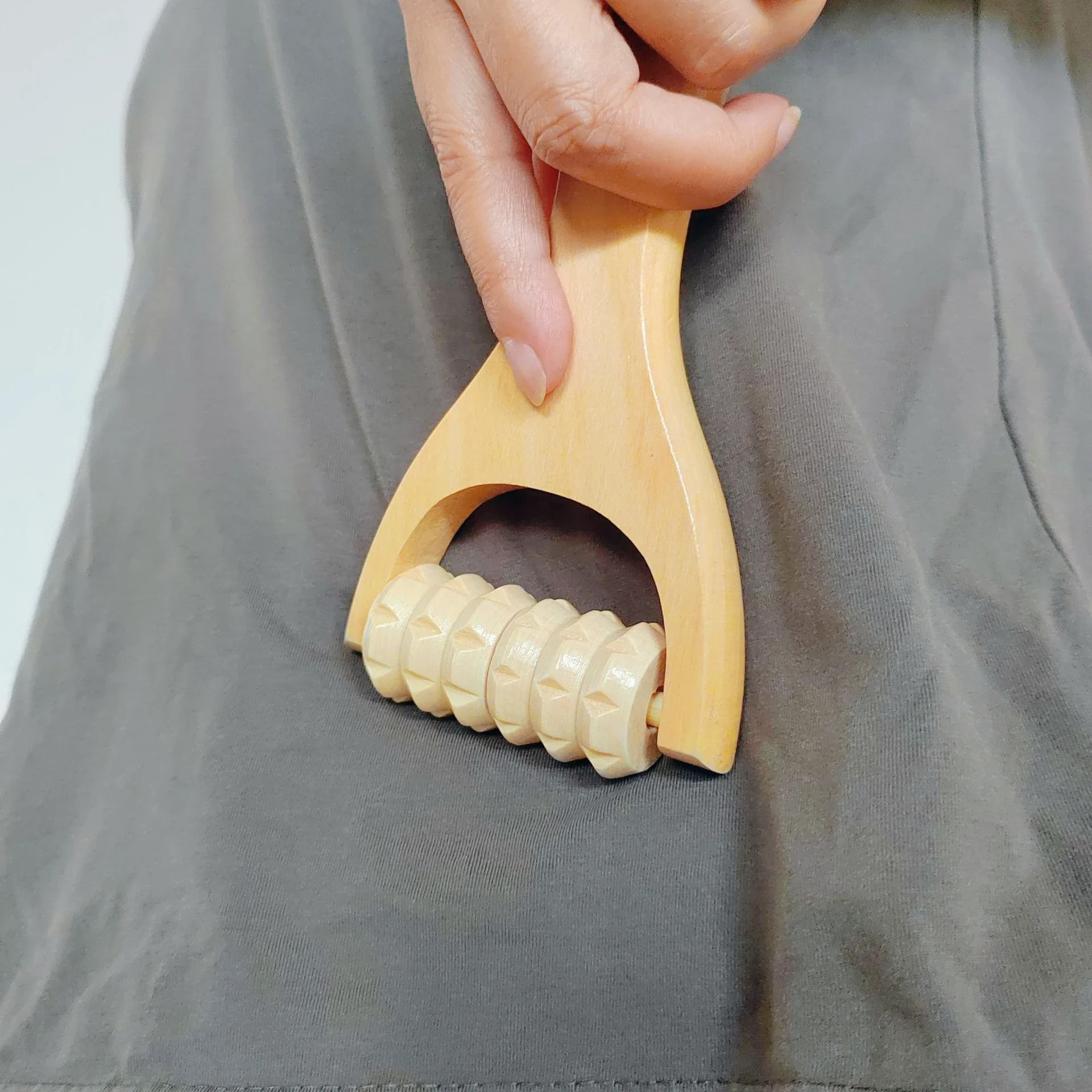 Holz Therapie Roller Getriebe Stick Massage Werkzeug Cellulite Abnehmen Roller Massagegerät Lymphdrainage Körper Gestaltung Trigger Roller