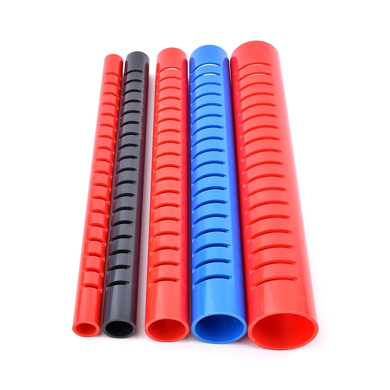 PVC Aquarium Fish Tank Aeration Tube OD 20~50mm Garden Drip Water Downcomer Cess-Pipe Filter Accessories Drain Deluge Rain Pipe