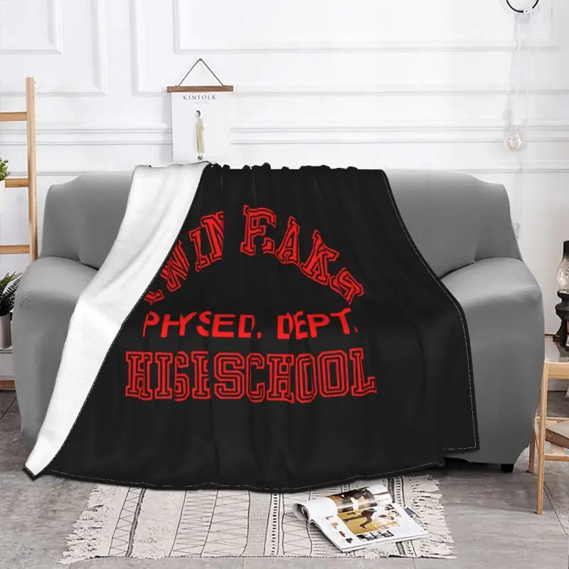 Twin Peaks High School Phys Ed Dept As Worn Lynch Tv Blanket Casual Comfort Dual Purpose Skin Friendly Home Decotation