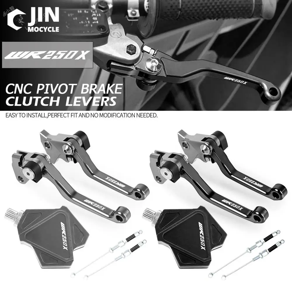 

Dirt Bike CNC Brake Clutch Levers Stunt Clutch Pull Cable Lever Replacement Easy System For YAMAHA WR250X 2007 08-2017 2016 2015