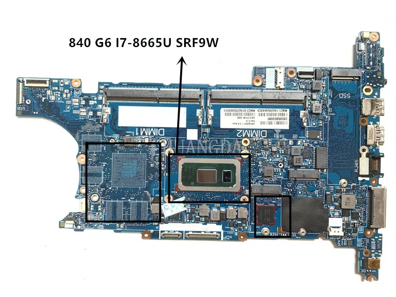 

For HP ZBook 15u G6 840 G6 Laptop Motherboard With SRF9W I7-8665U 6050A3233501-MB-A01 DDR4 100% Tested