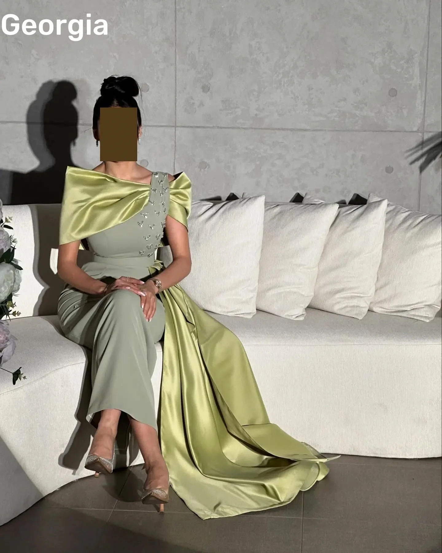 Robes de soirée de luxe personnalisées, ligne a, épaules dénudées, décolleté, longueur au sol, perles, fermeture éclair, élégantes et mignonnes