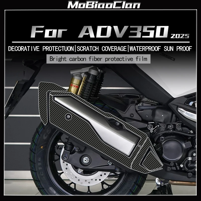

For HONDA ADV350 ADV 350 adv350 2025 6D Motorcycle carbon fiber stickers decoratin and waterproof protection sticker accessories