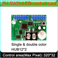 2022 New WIFI Control card,ZH-5W2L P10 LED Module Panel LED Sign Control Card,HUB12*2 Suitable For Single&double Color