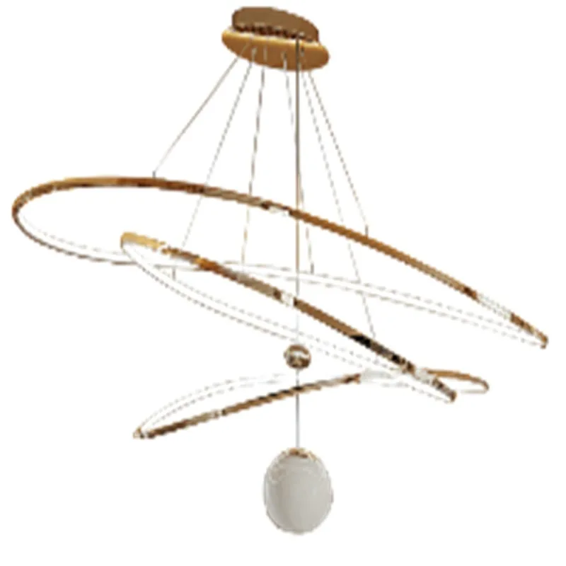 

Chandelier with creative personality living room dining room bedroom model room exhibition hall light luxury lamp