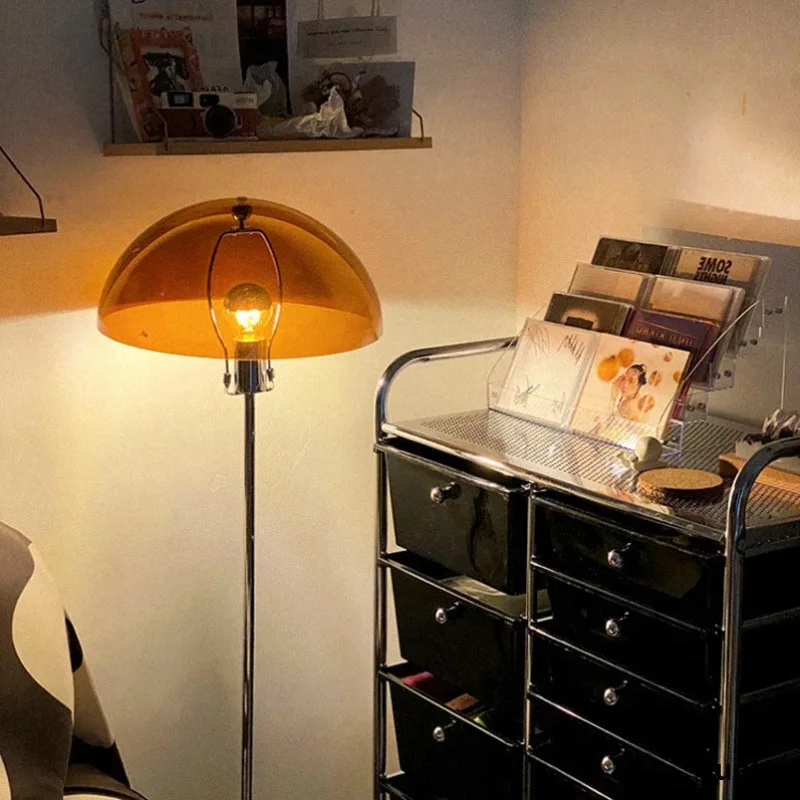 Nordic mushroom floor lamps Minimalist Vintage colour light Living Room Bedroom Home Decor Bedside Reading studio light