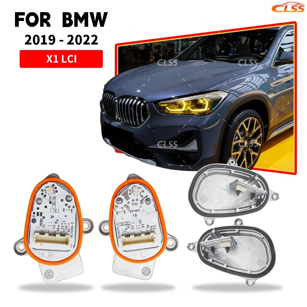 

DRL LED Boards Turn Signal Module For BMW X1 F48 F49 LCI 2019-2023 ICON Headlight Daytime Running Light 63119477833 63119477821