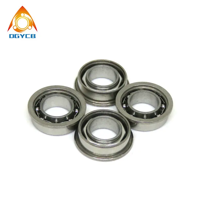 Rolamento de flange de aço inoxidável, rolamento flangeado miniatura, SMF85Z, LF850ZZ, 5x8x2.5, 5Pcs