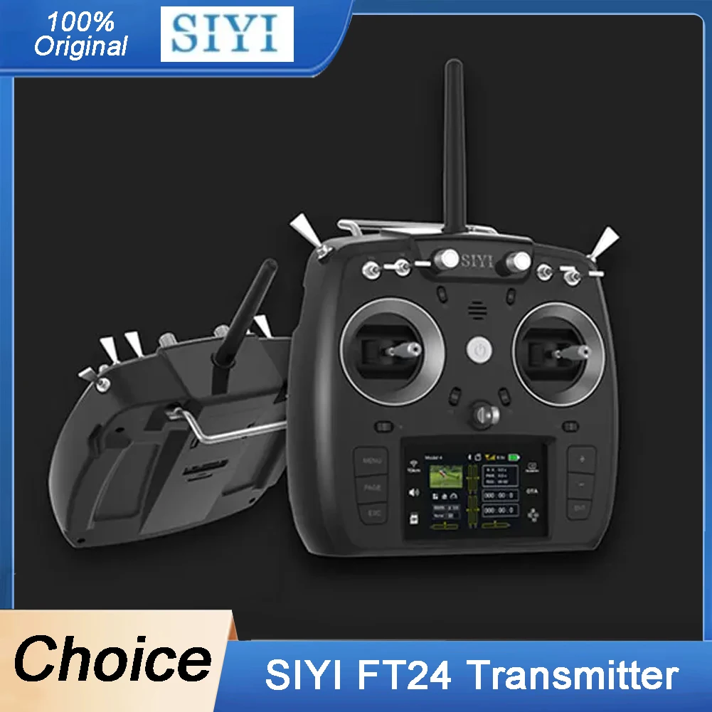 

SIYI FT24 2.4GHz 12CH 15KM Long Range Transmitter with FR/FR Mini OTA Receiver for External R9M/TBS Multi-protocol RF System