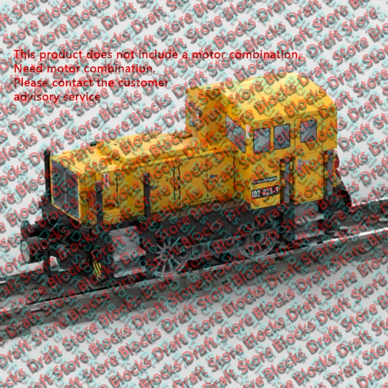 City Car Model MOC Building Bricks Shunter Engine V15 And V23 Train Modular Technology Assemble Toys Suit Gifts Holiday QWERT