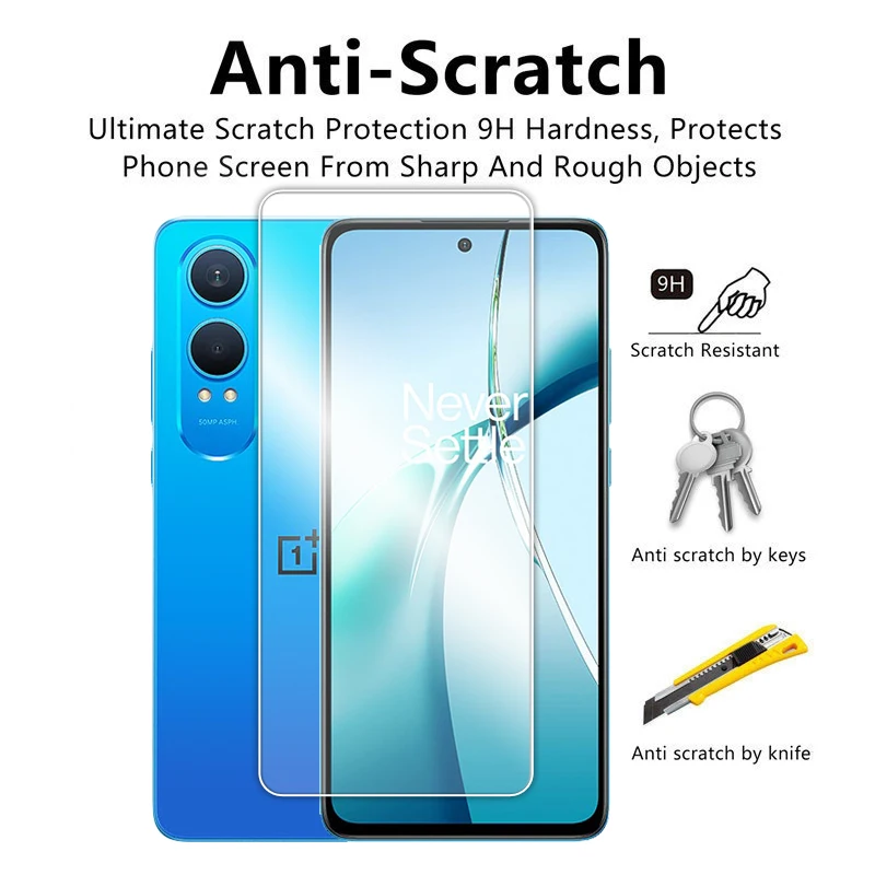 HD 투명 보호 강화 유리 스크린 보호대, OnePlus Nord CE4 라이트 유리, Nord CE CE2 CE3 CE4 라이트, 2 PCs, 3 PCs, 4PCs