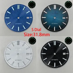 NH35 dial 31.8mm dial green luminous dial suitable for NH35 NH36 4R 7S movement watch NH35 case men's watch accessories