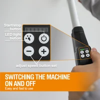 MAXXT Lightweight Brushless Drywall Sander, & Dust-Free, for Walls, Ceilings, and Gypsum Board Finishing 4