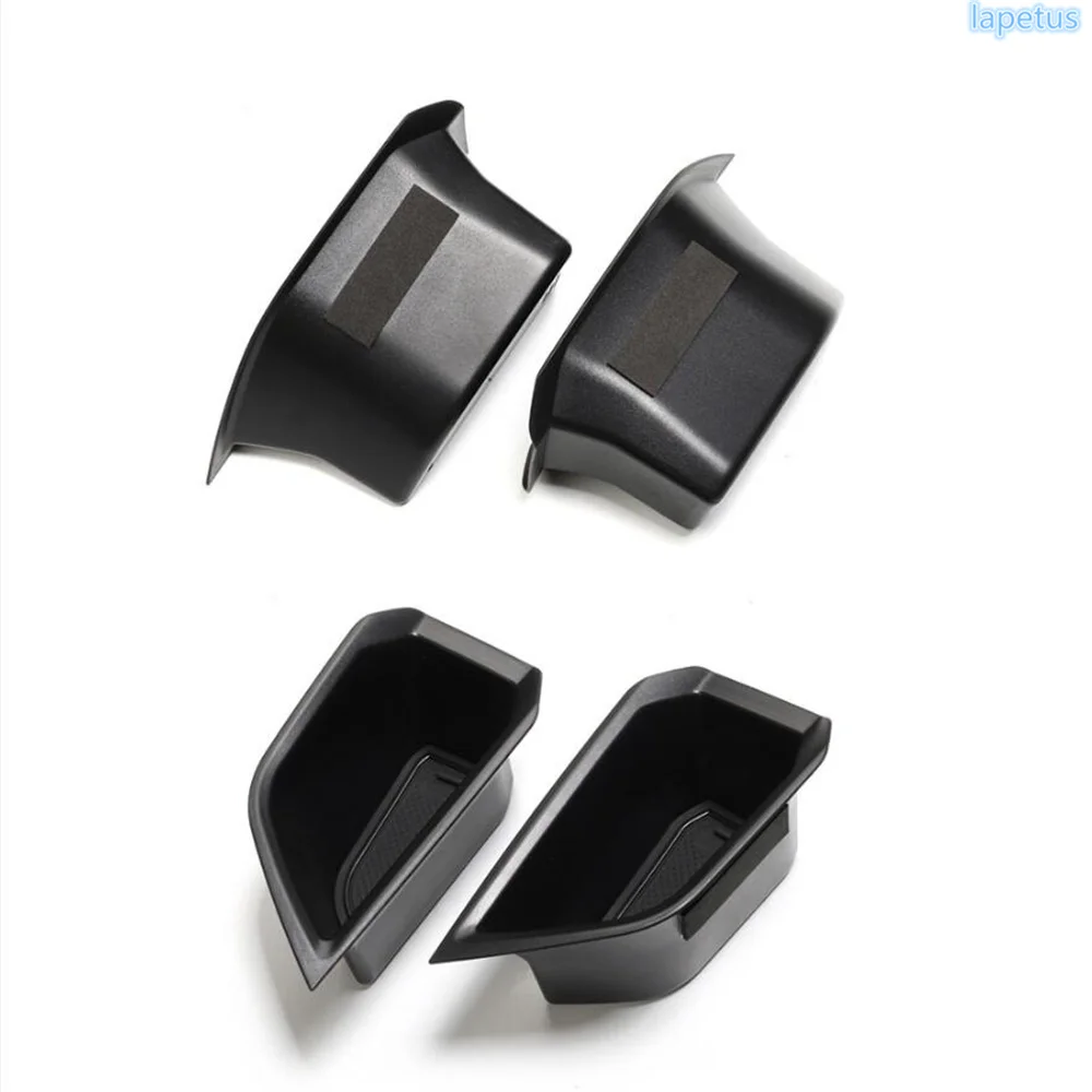 

Door Container Organizer Storage Box Armrest Central Console Tidy Stowing Cover For Audi Q4 / Q5 E-Tron 2022 - 2024 Accessories