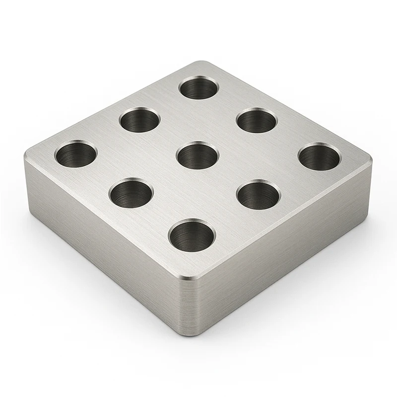 

High Precision CNC Machining Stainless Steel/Aluminum Alloy Fixture Block for Industrial Equipment with Customized OEM Services