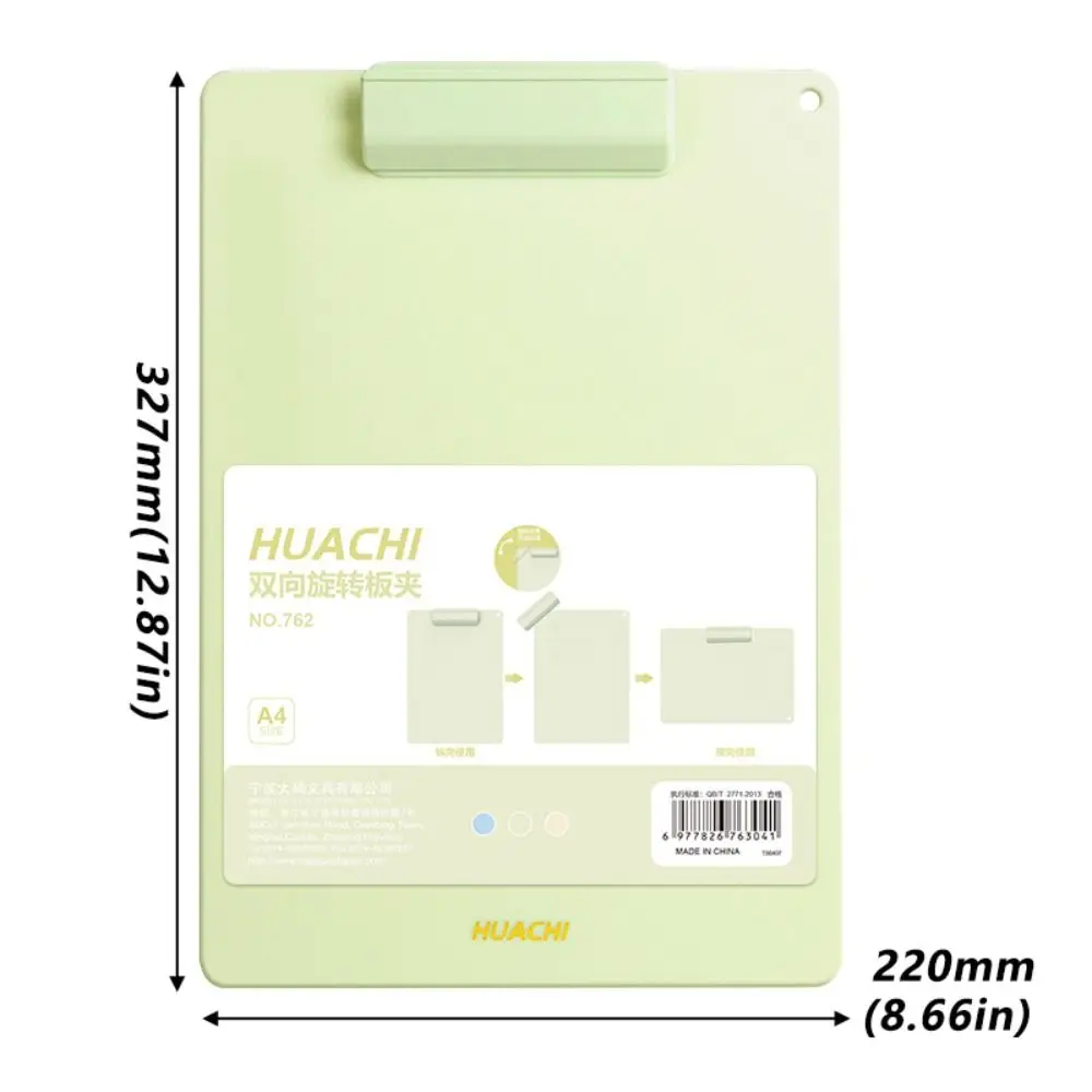 Immagine 7: Portadocumenti A4 in PP Resistente, Girevole, Doppio Uso, Portatile, per Scuola e Ufficio