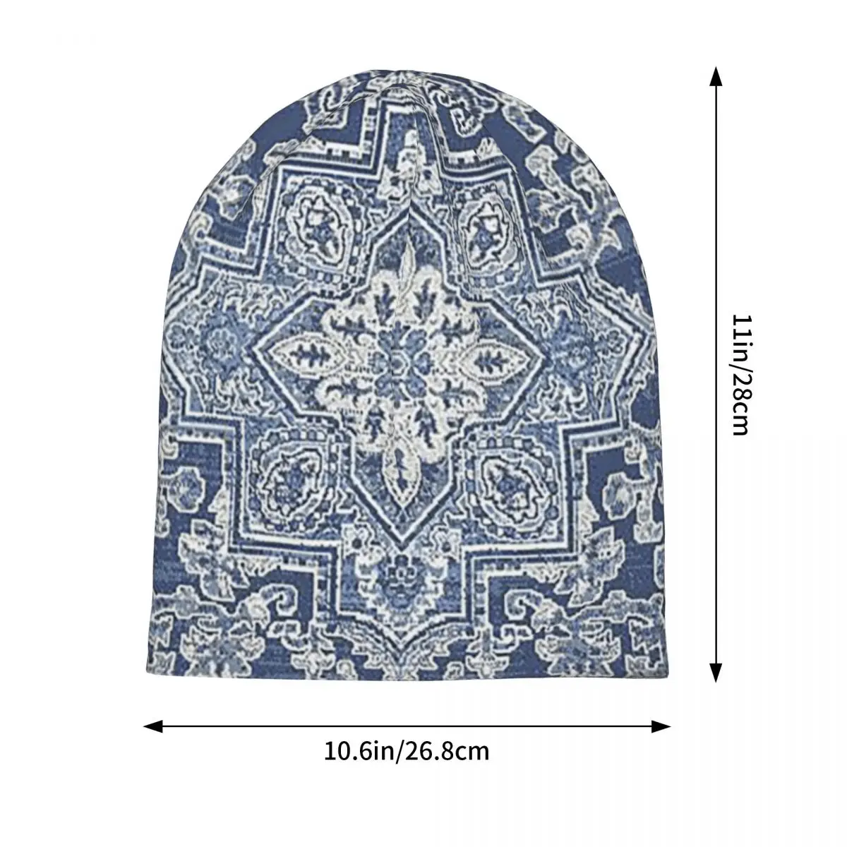 Oriental Rug Art Culture Men Women Adult Beanies Caps Knitted Bonnet Hat Warm Hip Hop Autumn Winter Outdoor Skullies Hats
