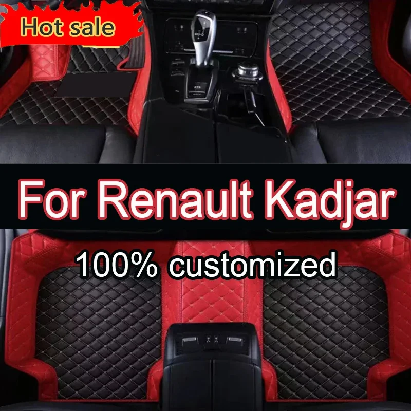 

Thickening For Renault Kadjar 2019 2018 2017 2016 2015 Car Floor Mats Carpets Interior Leather Styling Decoration Parts Auto Acc