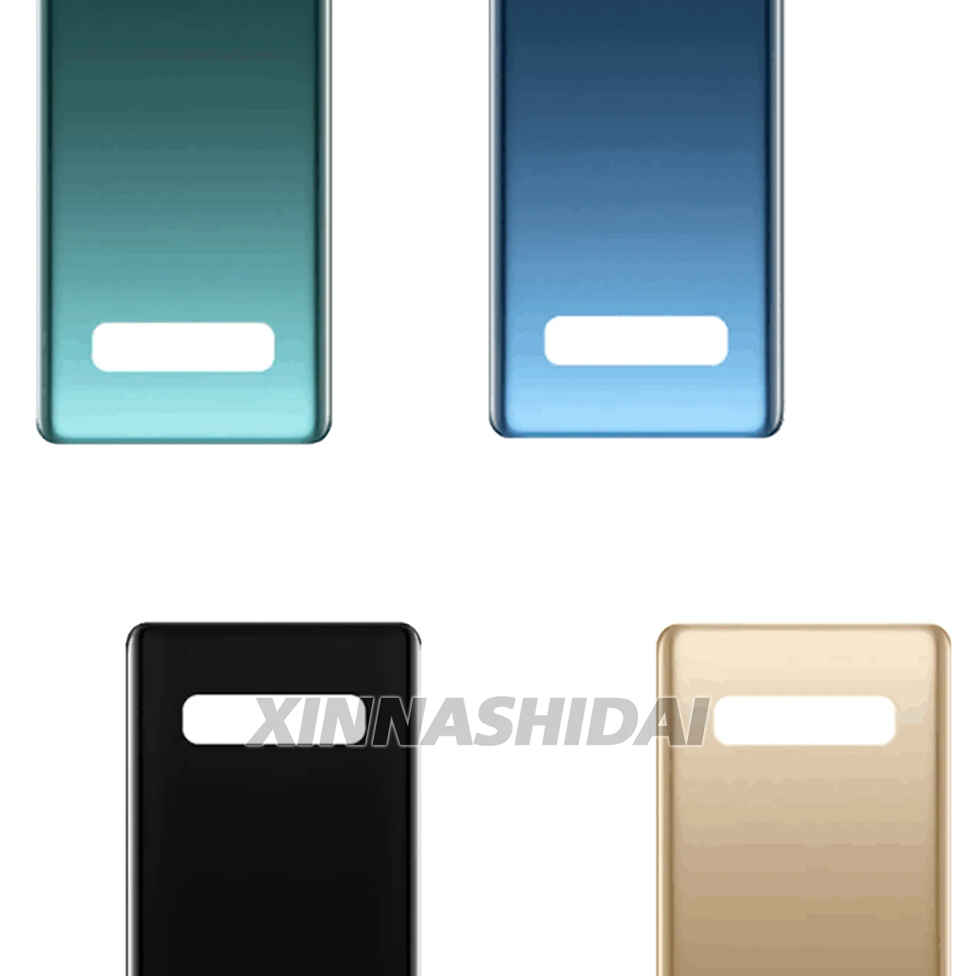 For Samsung Galaxy S10 SM-G973U G973F Glass Back Battery Housing Cover Replacement Parts