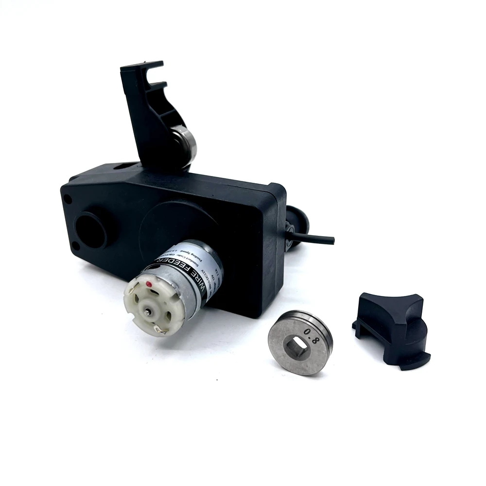12V/24V DC Mini Light Duty Wire Feeder Motor 0.8-1.0 Single Drive For Mig Welder Welding Machine