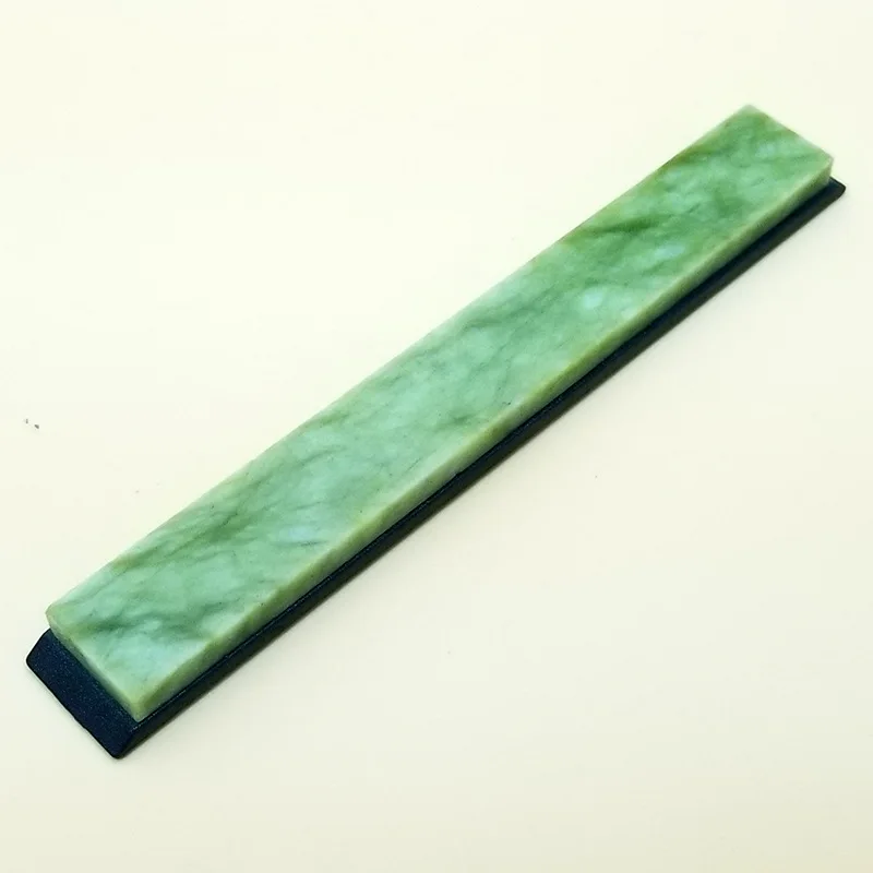 10000 Grit Natural Green Agate Sharpening Stone Whetstone Fine Grinder Polishing Shaved Bar Kitchen Knife Sharpener Tool