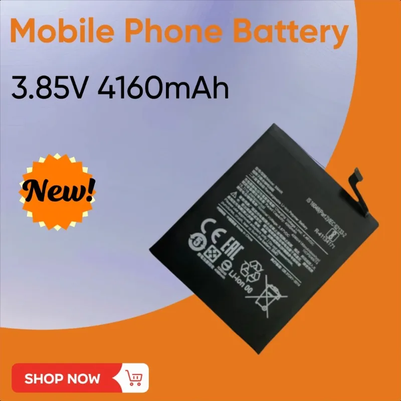 

New Replacement Mobile Phone Battery BM4R 3.85V 4160mAh for Xiaomi Mi 10Lite 5G Zoom10 Lite