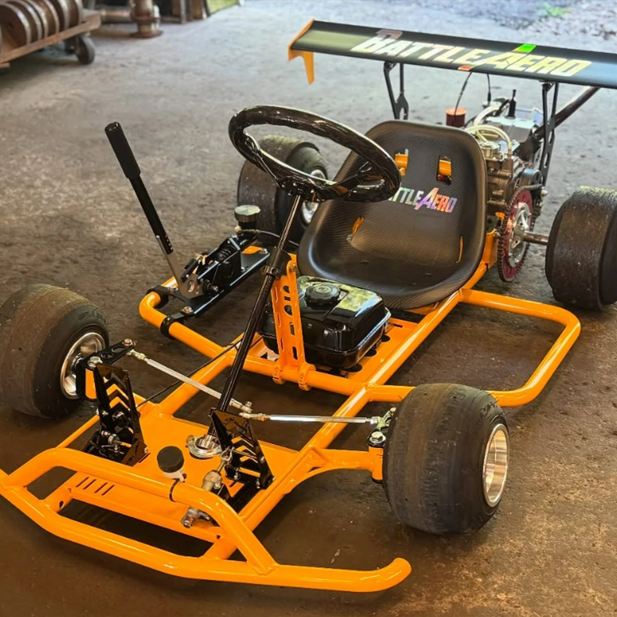 Kit kart Drift entry level: motore Easy Start, paraurti resistente agli urti, perfetto per i driver di prima volta