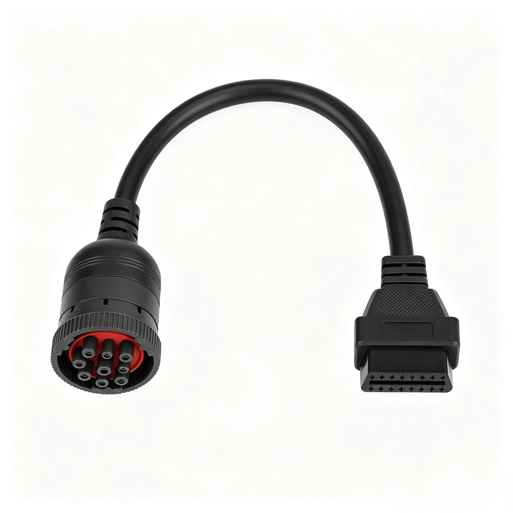 OBD1 to For obd2 J1939 Adapter 9 Pin Female to 16 Pin Male for Heavy Vehicle Diagnostic Tool Interfacing Needs