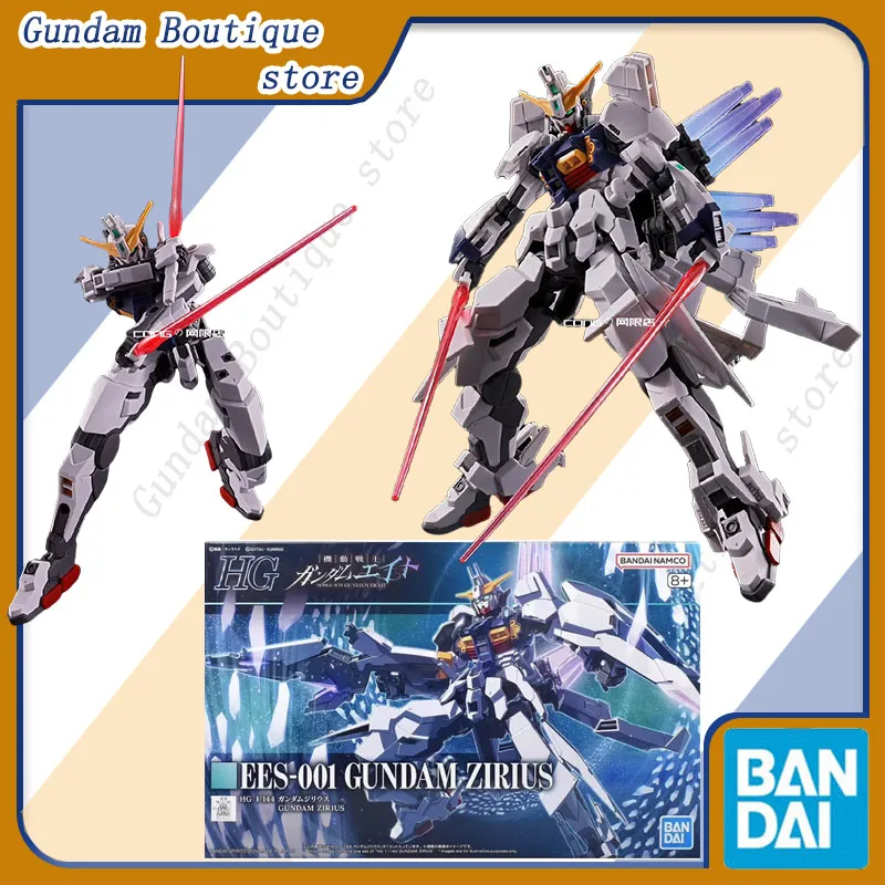 

Bandai Genuine HG 1/144 EES-001 GUNDAM ZIRIUS Anime Action Figure Robot Collectible Assembly Model Toys Ornaments Gift Children