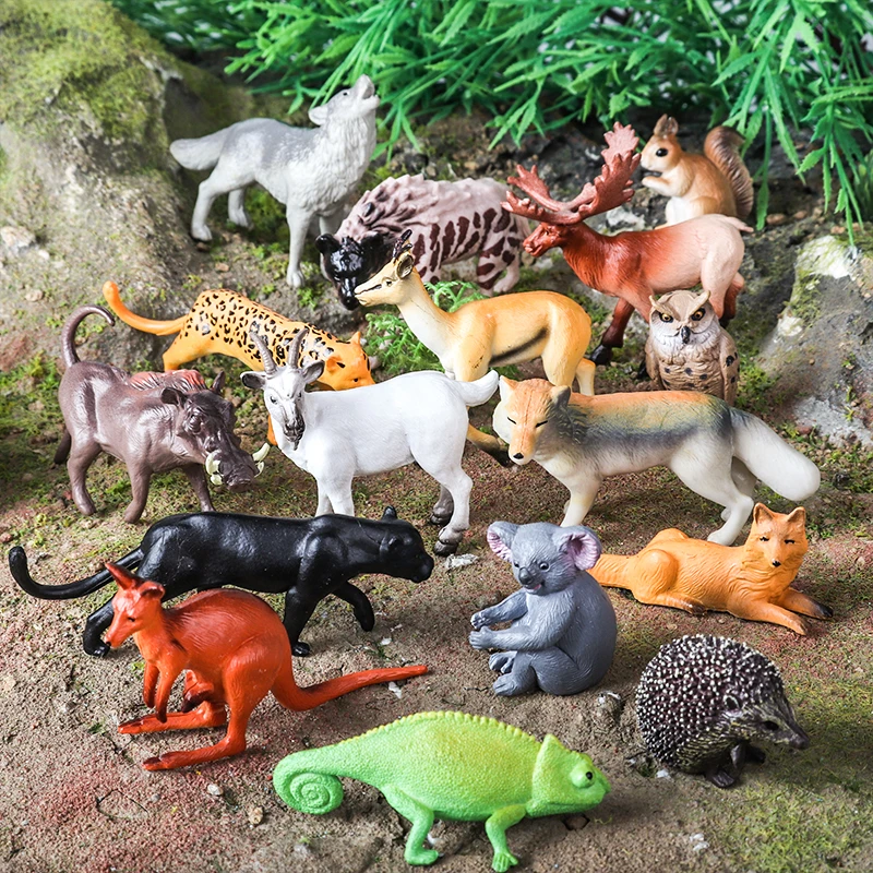 Oenux 16 pièces animaux sauvag - Kangaroo Kids Education avis et prix