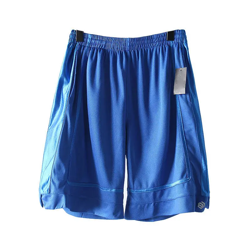 Glossy Sports Basketball Men\'s Shorts Outdoor Fitness Pockets Male Plus Size Casual Bottoms