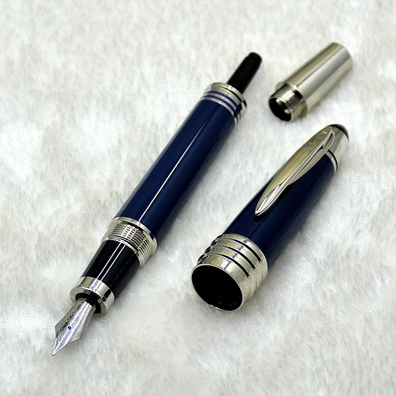 AAA quality Black / dark blue MB JFK Fountain pen / Roller ball pens / Ballpoint pen business office stationery write ink pen