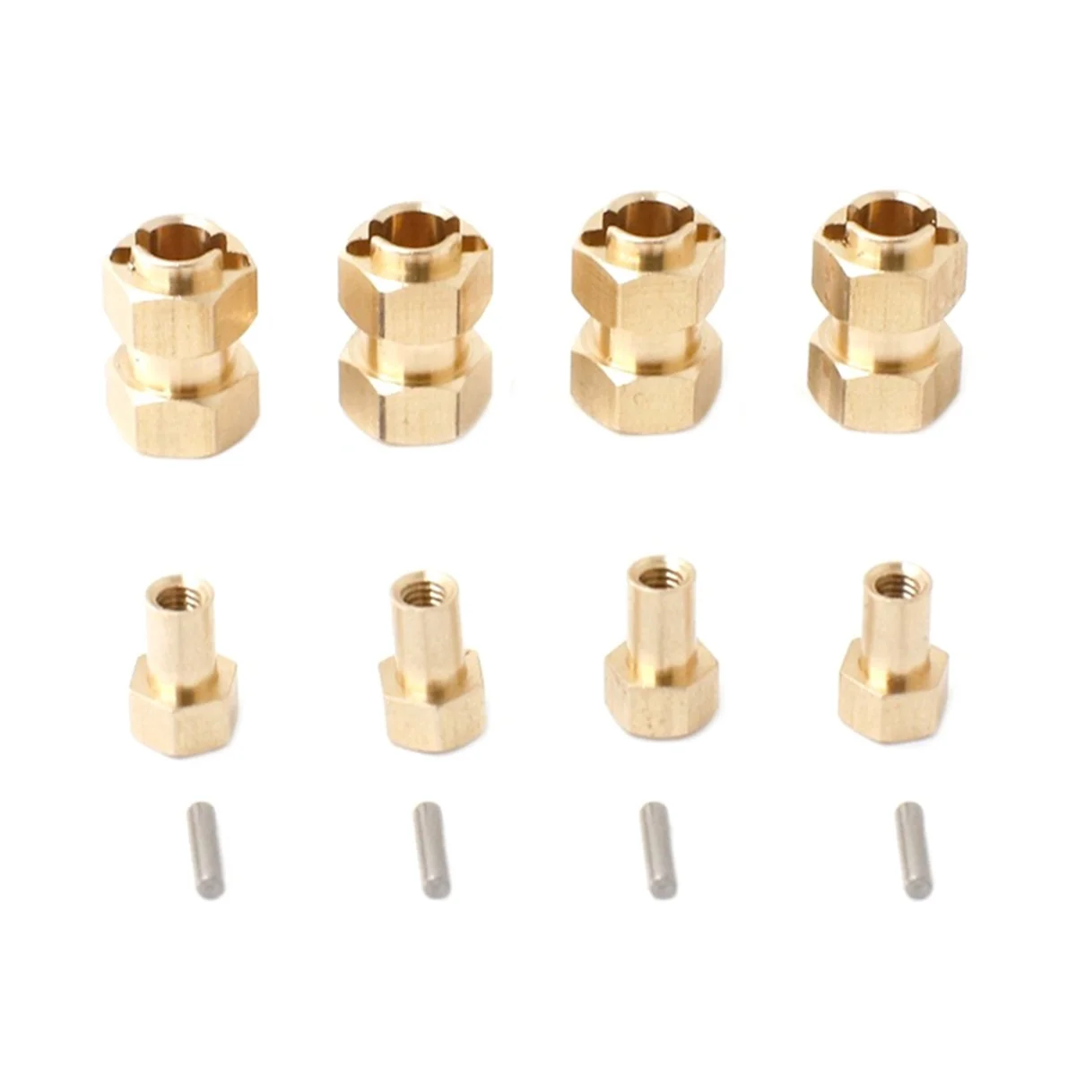 For Traxxas TRX-4M Simulation Climbing Car Brass Coupler Counterweight Coupler Widened Coupler