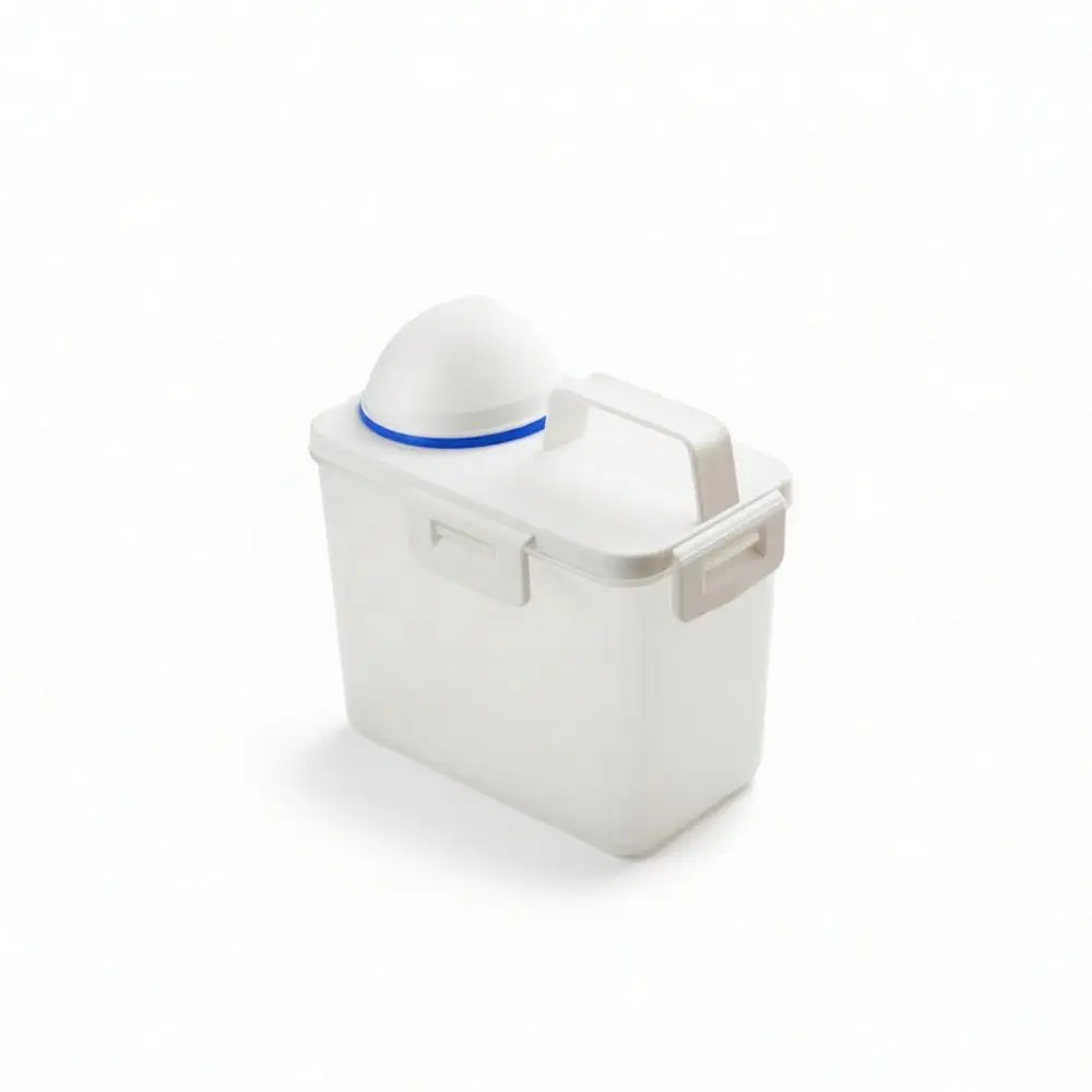 Large Capacity Laundry Powder Storage Container Durable Plastic Organizer For Detergent Soap Beads Bathroom Utility Jar