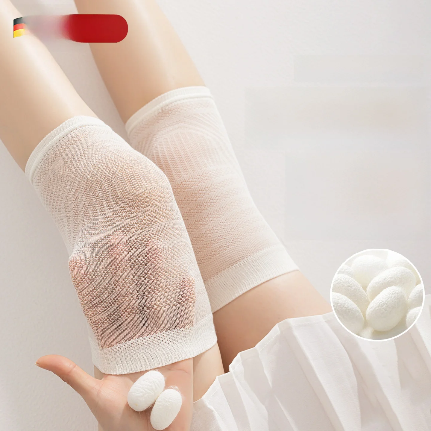 women's-summer-new-thin-short-silk-knee-pads-socket-covers-air-conditioned-room-warmth-protection-knee-guard-covers