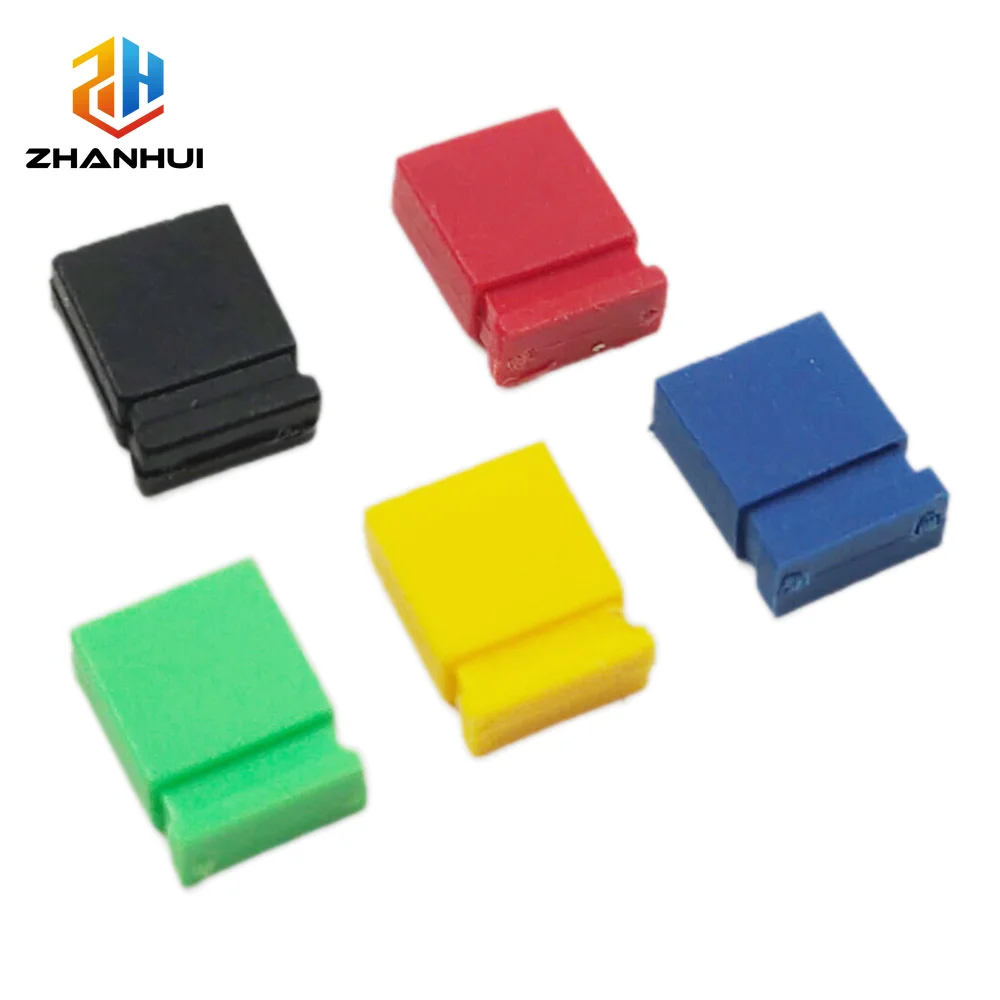 2.54mm Pitch Jumper Caps (50/100pcs) Short/Long Type Pin Header Connector Shorting Plug for DIY Electronics Repair