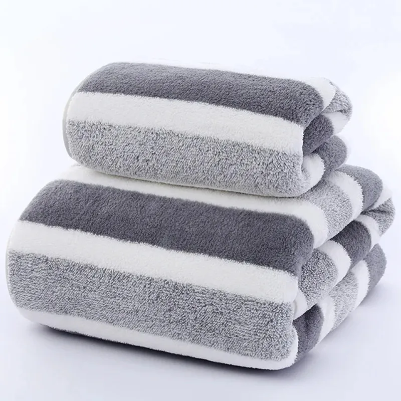 Soft and Absorbent Bath Towel Set - Cozy Towels for Daily Use Thickened Soft Face Towel for Sensitive Skin Gentle Touch