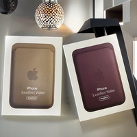 Original Apple Magsafe wallet Magnetic Card holder Case For iPhone 13 12 16 15 14 Pro Max Plus Phone Leather  Bag Cover Official