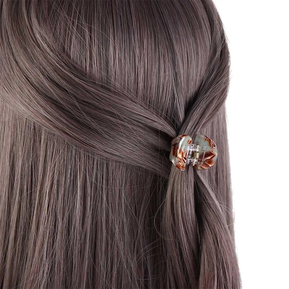 Party Ponytail Holder Headdress Girls Hairpins Mini Shark Clip Women Hairgrips Korean Hair Clips Acetate Hair Claw Letter