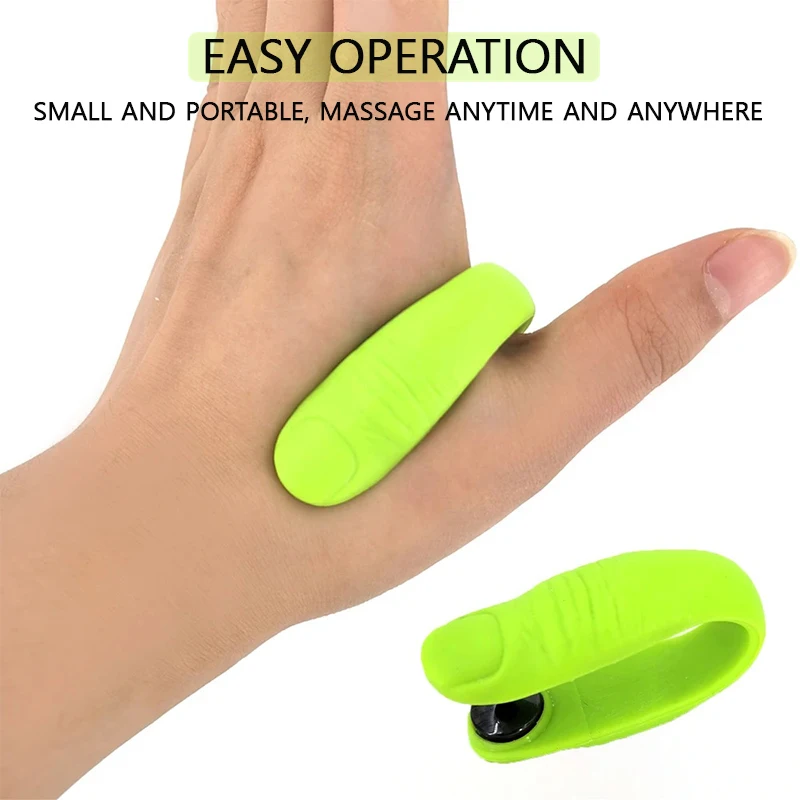 Mini Magnetic Finger Joint Tiger Point Massage Clip Portable Hand Meridian Massager Acupressure Clip For Blood Circulation