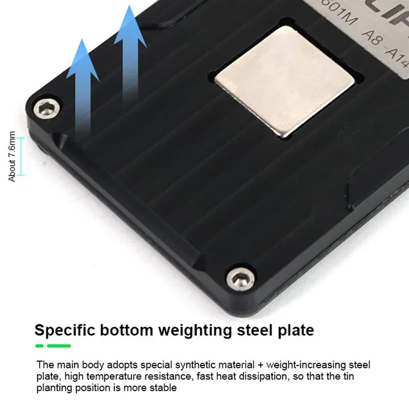 Wylie WL-6018 Achterkant Glas Verwijderen Armatuur Voor Mobiele Telefoon Achterklep Vervangende Reparatie Klemmal