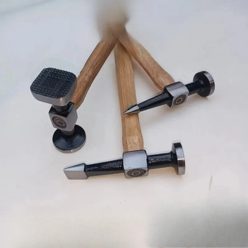 Automotive Repair and Plastic Surgery Flat Head Hammer Pointed Round Head Professional Automotive Square Head Tool