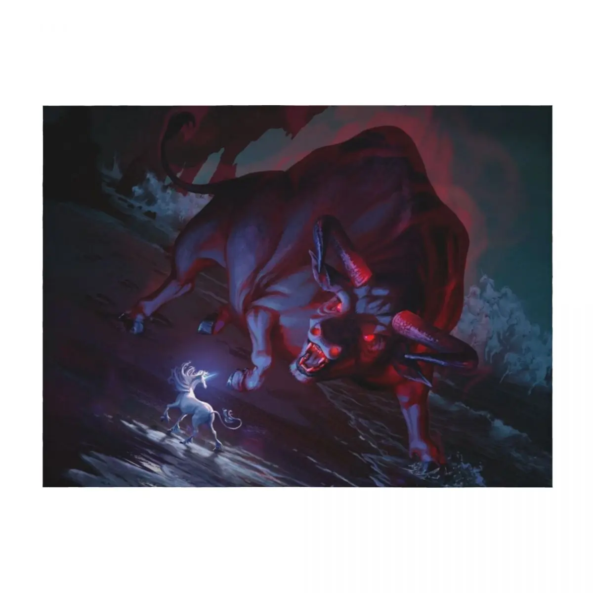 بطانية رمي The Last Unicorn للشتاء الدافئ لتزيين عيد الميلاد، بطانيات الفراش الصيفية #2