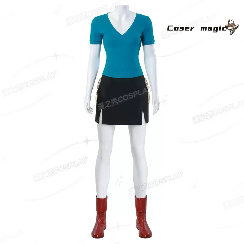 

Аниме Live-action Косплей Нами Костюм Женская Необычная Синяя Футболка Юбки Униформа Хэллоуин Карнавал